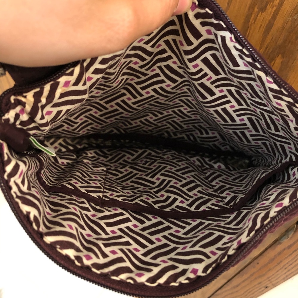 Purple Quilted Vera Bradley Crossbody Bag - Picture 4 of 9